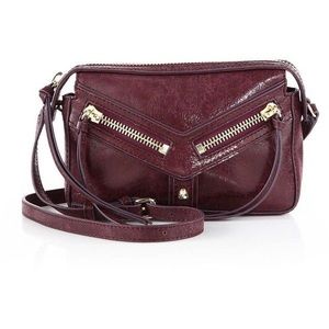 Botkier Burgundy Leather Crossbody Bag